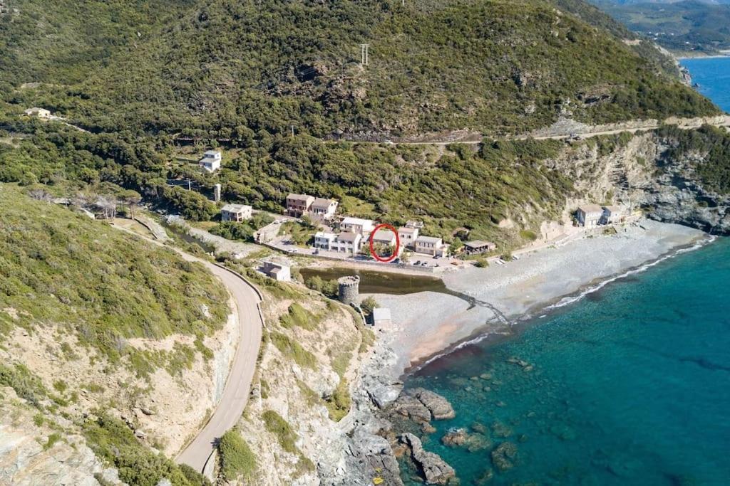 Cap Corse - Grande Maison Au Bord De Mer - Pmr Grillasca Exterior foto